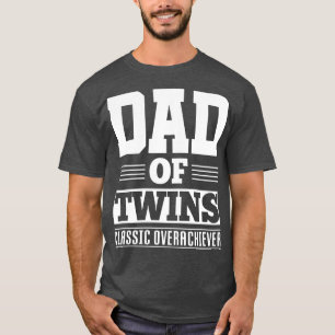 Funny Pappa Family Fars dag pappa Twin Parents T Shirt