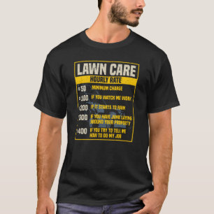 Funny Pappa Gräsmatta Mower Far Birthday Gag Gifts T Shirt
