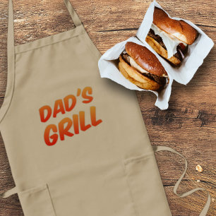 Funny Pappa Grill Backyard BBQ Party Manar Apron Förkläde