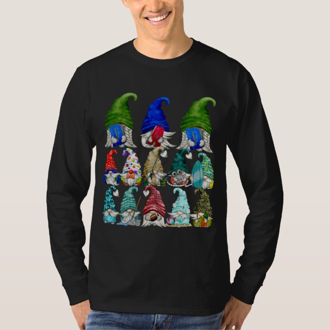 Funny Pappa Joke Champion Gnomes T Shirt (Framsida)