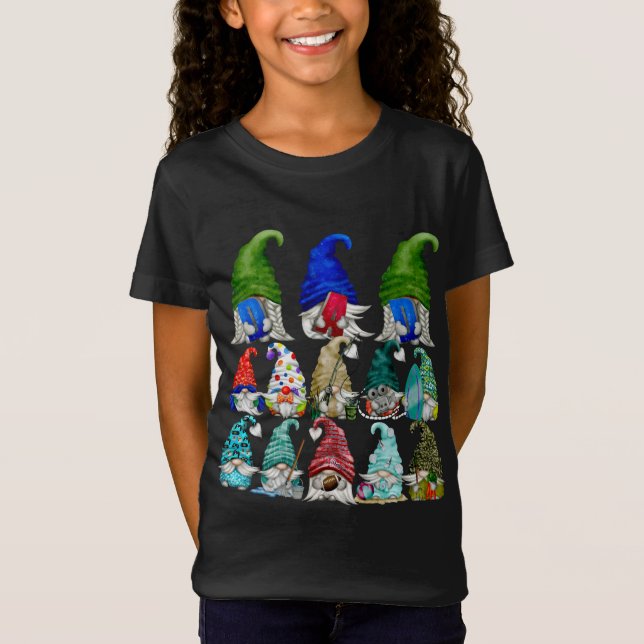 Funny Pappa Joke Champion Gnomes T Shirt (Framsida)