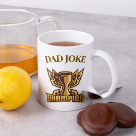 Funny Pappa Joke Champion Trophy Kaffemugg