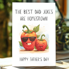 Funny Pappa Joke Garden Fars dag Kort