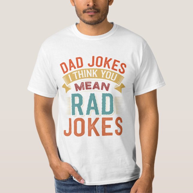 Funny Pappa Joke Shirt T (Framsida)