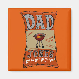 Funny Pappa Jokes Fars dag Grilling Quote T-Shirt Magnet