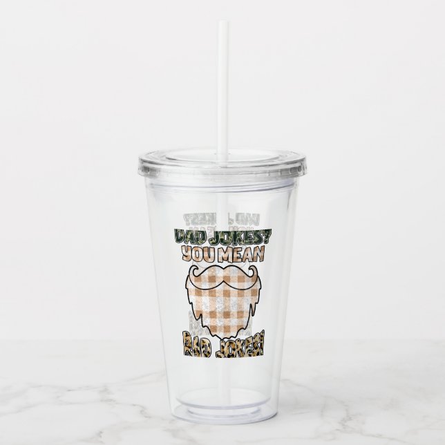 Funny Pappa Jokes | FARS DAG | Rad Jokes Take Away Mugg (Framsida)