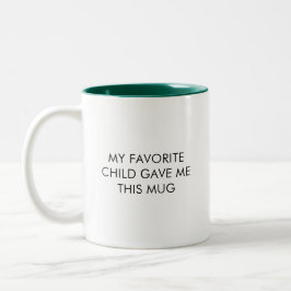 Funny Pappa Min favoritbarnkaffe Mugg