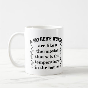 Funny pappa ord - Fars dag-citat Kaffemugg