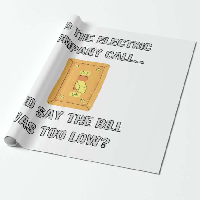 Funny Pappa Ord Presentpapper (Utrullad)