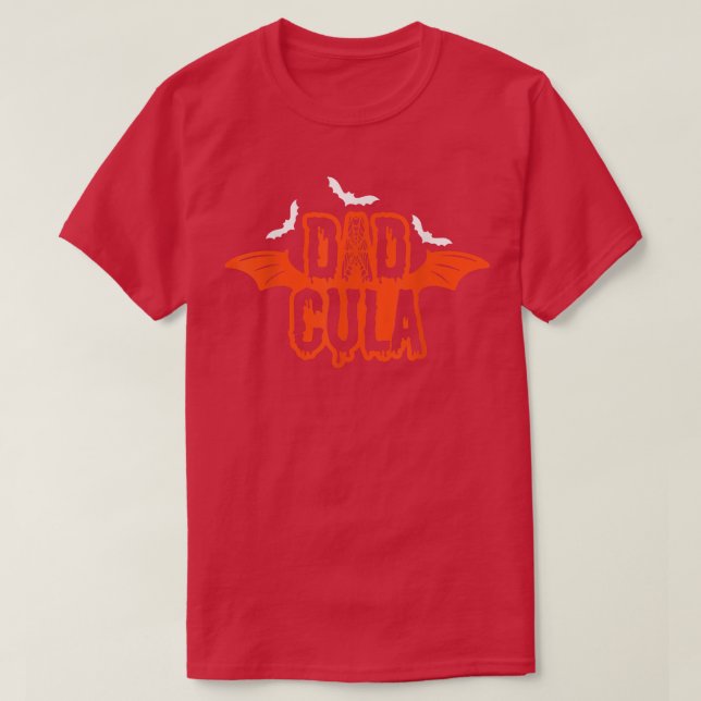 Funny Pappa pappa Dracula Monster Costume Hallowee T Shirt (Design framsida)