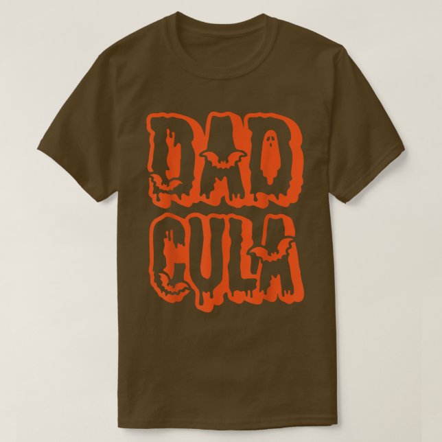 Funny Pappa pappa Dracula Monster Costume Hallowee T Shirt (Design framsida)