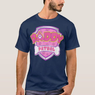 Funny pappa Patrol Hund Mamma Pappa För manar kvin T Shirt