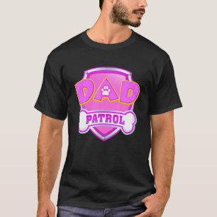 Funny Pappa-patrullen - Hund Mamma, Pappa För mana T Shirt