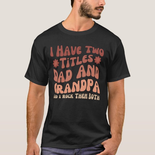 Funny Pappa Quote Grandpa Coola Pappa T Shirt (Framsida)