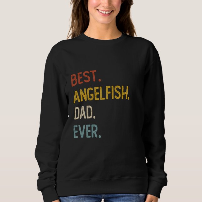 Funny Pappa Shirts Best Angelfish Pappa Aldrits Sh T Shirt (Framsida)