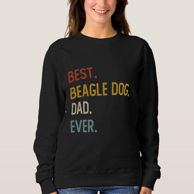 Funny Pappa Shirts Best Beagle Hund Pappa någonsin T Shirt (Framsida)
