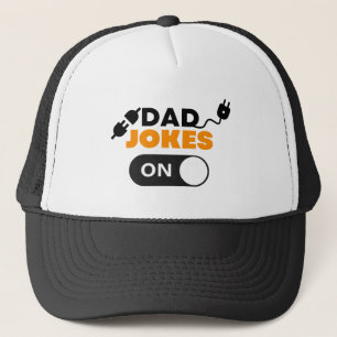 Funny Pappa-skämt på Fars dag-citattypografi Keps