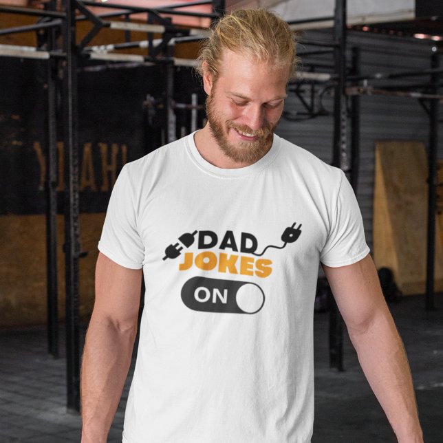 Funny Pappa-skämt på Fars dag-citattypografi T Shirt (Skapare uppladdad)