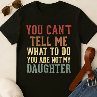 Funny Pappa T-Shirt - "Du kan inte säga vad jag sk