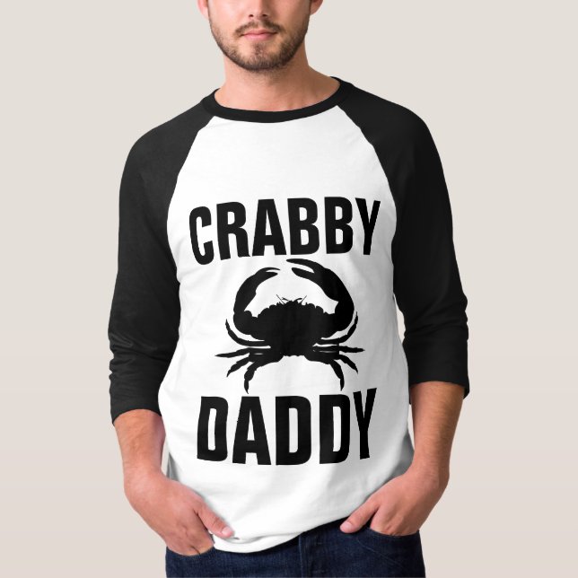 FUNNY PAPPA T-Shirts, CRAB T Shirt (Framsida)
