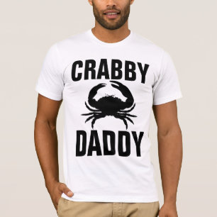 FUNNY PAPPA T-Shirts, CRABBY DADDY T Shirt