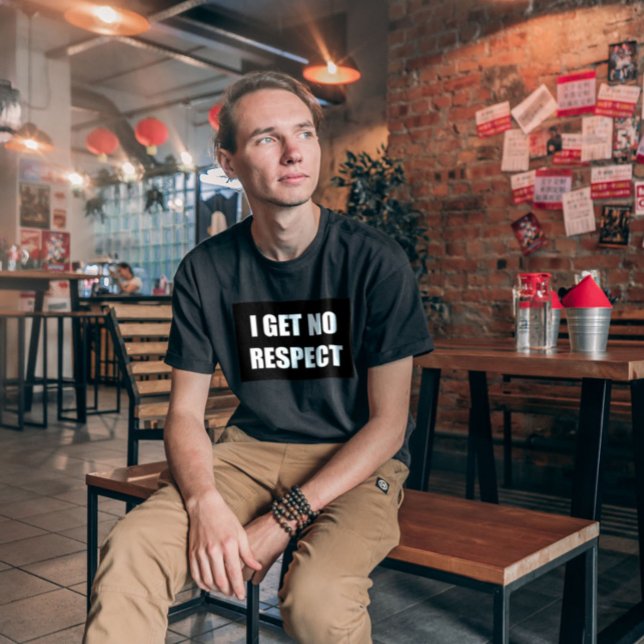 FUNNY PAPPA T-SHIRTS JAG HAR INGEN RESPEKT (Skapare uppladdad)