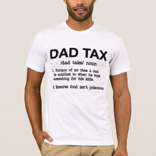 Funny Pappa Tax Fars dag T Shirt