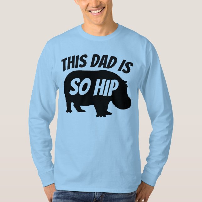 Funny PAPPA Tees, SO HIP T-Shirts (Framsida)