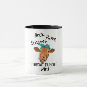 Funny Papper Sten-sax Throat Slår/Kow Mugg