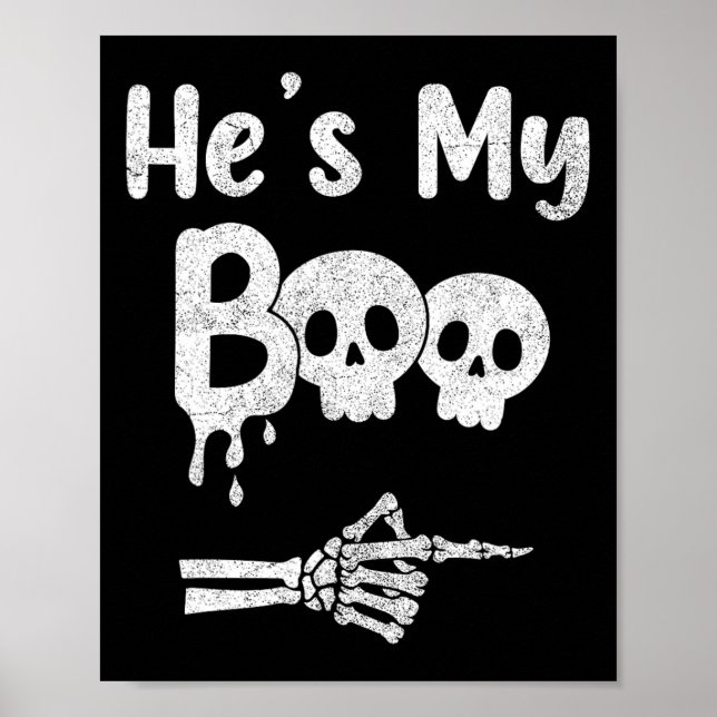 Funny Par Halloween Matching Costumes Poster (Framsidan)