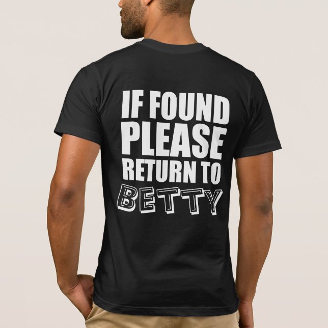 Funny Par Shirts Personlig Tröja (Baksida)