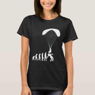 Funny Paragliding Evolution Paragliders Skydiving T Shirt