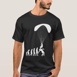 Funny Paragliding Evolution Paragliders Skydiving T Shirt