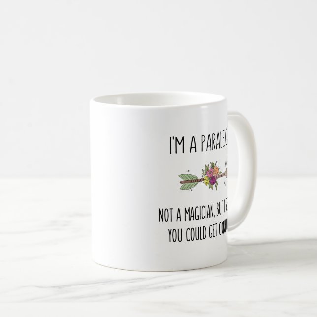 Funny Paralegal Legal Assistant Gift Coffee Mugg (Framsida höger)