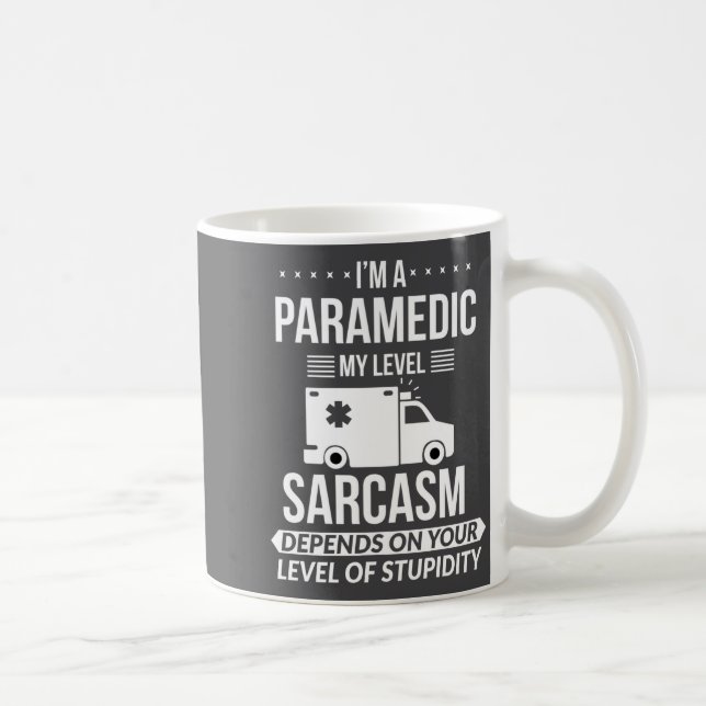 Funny Paramedic Emt Gift  Kaffemugg (Höger)