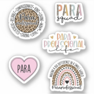 Funny ParaProfessional Pack Klistermärken