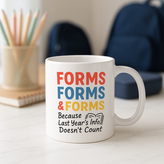 Funny Parent Mugg; Formulär-fyllare för Profession Kaffemugg (Skapare uppladdad)