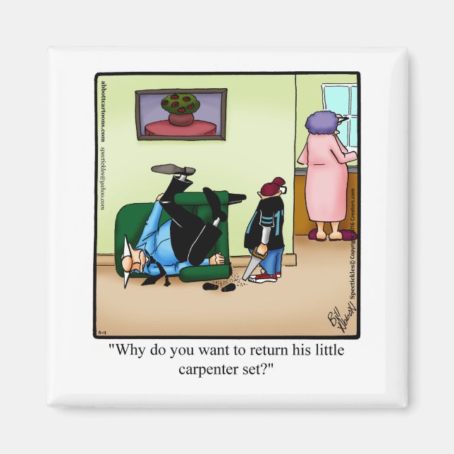 Funny Parenthood Humor Magnet (Framsidan)
