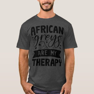 Funny Parrot African Grått Ironic Quote T Shirt