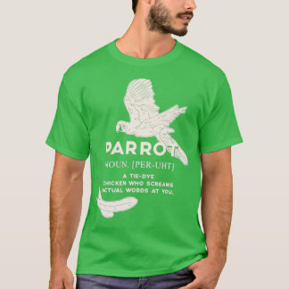 Funny Parrot Definition Bird Älskare A T Shirt