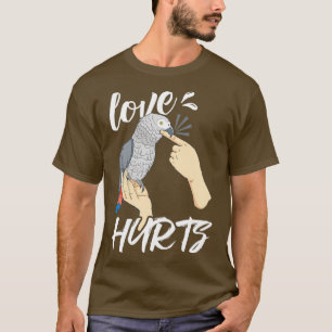 Funny Parrot Gift-produkt Pet Parrots Bird Kärlek T Shirt