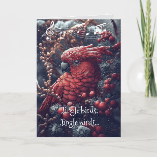 Funny Parrot-julkort Kort