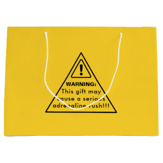 Funny Party Yellow Caution Sign