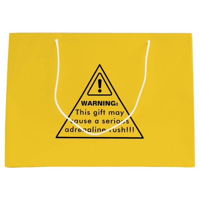Funny Party Yellow Caution Sign (Framsidan)