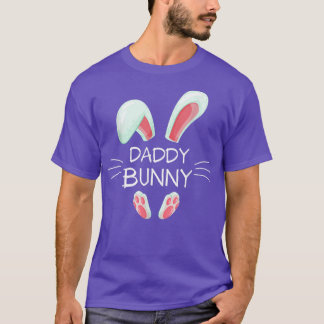 Funny Påsk Day Costume Matching Cute Pappa Bunny T Shirt