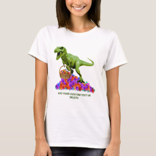 Funny Påsk Dinosaur Trex Påskägg T Shirt