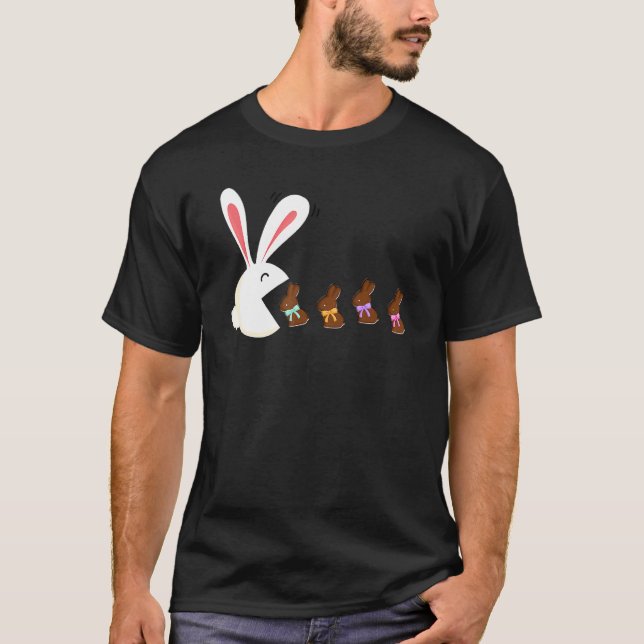 Funny Påsk-kaninbunny Glad påsk-dagen T Shirt (Framsida)