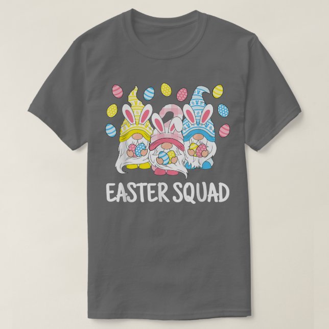 Funny Påsk Squad Gnomes Glad påsk Egg Bunny G T Shirt (Design framsida)