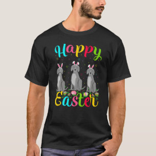 Funny Påskägg Bunny Weimaraner Hund Glad påsk T Shirt