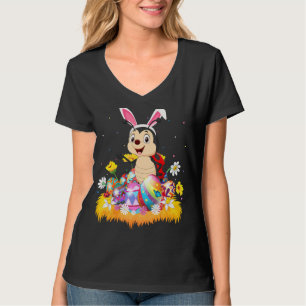 Funny Påskägg Cute Ladybug Påsk Söndag T Shirt